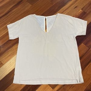 Aritizia Silk Crepe T Shirt